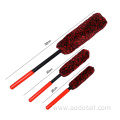 Auto Brush Engine Red Black Fiber Cleaning Brush